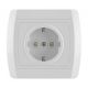 STATUS Dvopolna prikjucnica 16A/250V s zastit. plastika