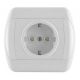 ROYAL Dvopolna prikjucnica 16A/250V plastika sa zast.