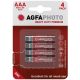 Heavy Duty baterija crvena AAA 1.5V B4 AgfaPhoto