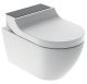 WC ŠOLJA KONZ.AQUACLEAN TUMA COMFORT TUŠ WC KOMPL.STAKLO/CRNA Geberit 146.293.SJ.1