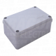 Kutija elektronike svetlo siv a pun poklopac120×80×50mm. IP5