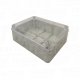 Kutija elektronike svetlo siv a providna poklopca250×200×90.