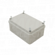 Kutija elektronike svetlo siv a pun poklopac80×120×50. IP54