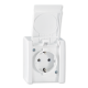 POWER Prikljucnica dvopolna be la IP44 PVC 16A 250V porcelan