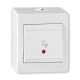 POWER Taster za zvono beIa I. PVC IP44 10A 250V