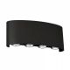 Spoljna LED zidna lampa IP54 MALIA4 6W 6500K crna