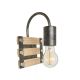 SIMONA zidna lampa 1xE27 230V Metal-Drvo