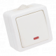 Alternativni prekidac na zidsa svetlosnim signalom10AX/250VA